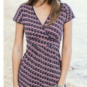 Boden‎ flamingo print dress. Worn twice.